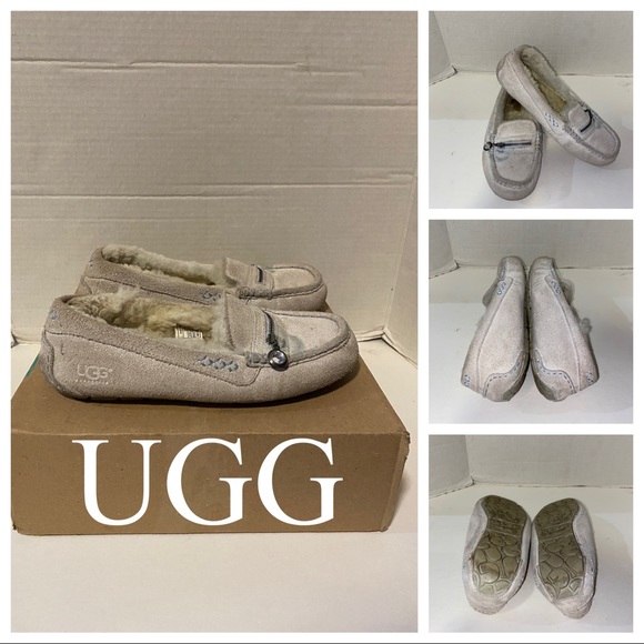 Ansley Charm UGG Moccasin Slippers Sz 7 - Picture 1 of 13